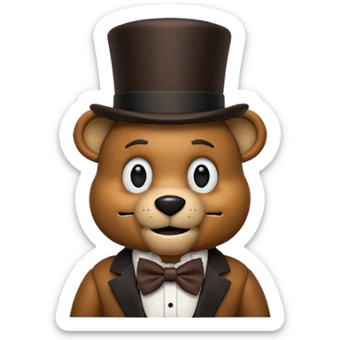 Freddy fazbear sticker