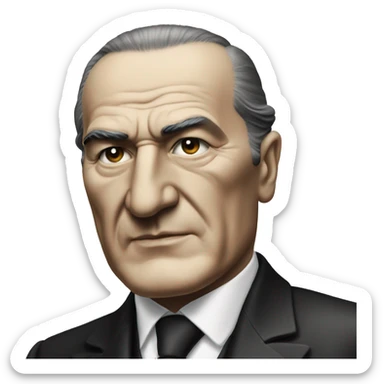 Ataturk face sticker