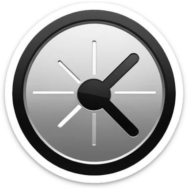 the classic fast forward emoji ⏩  in black and white sticker