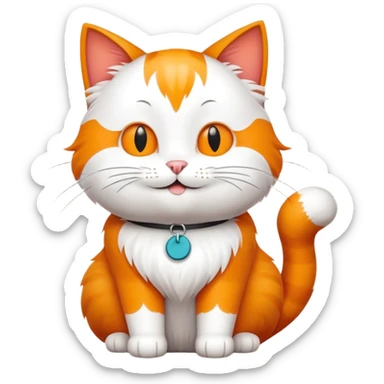 Power bi logo with a cat sticker