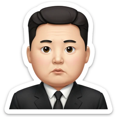 Kim Jong Un sticker
