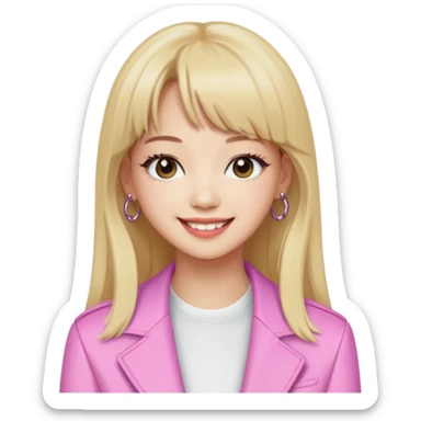 Lisa from BLACKPINK sticker
