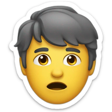 Person who asked to calm down sticker