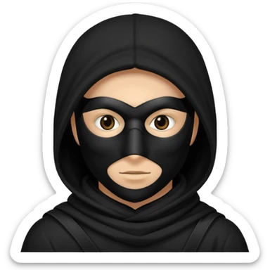 masked thieve sticker