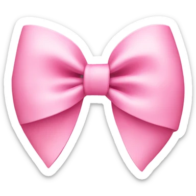 cute pink bow sticker