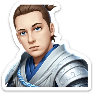 Moonlit Samurai sticker