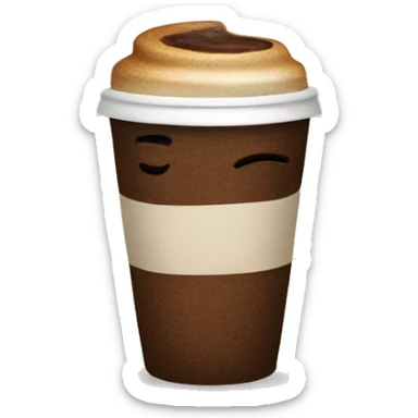 Coffee sticker