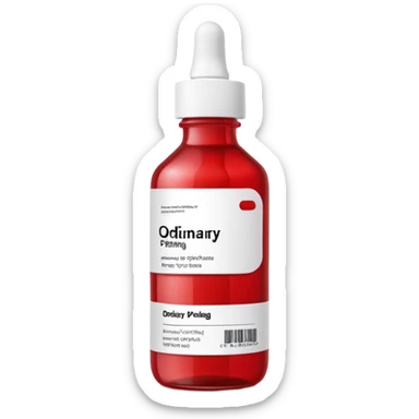 the ordinary peeling solution bottle with label sticker