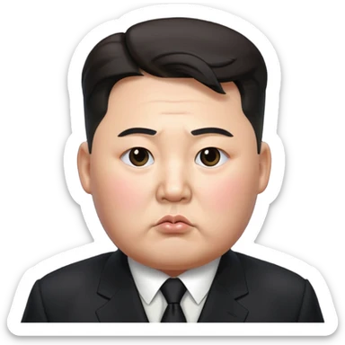 kim jon un sticker