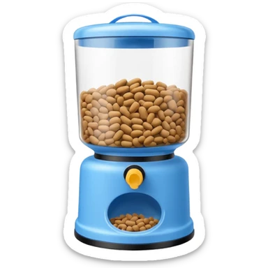 dog food dispenser sticker
