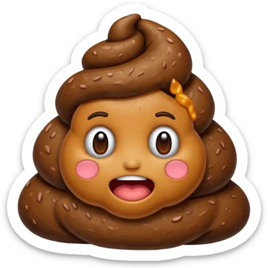 shit emoji sticker
