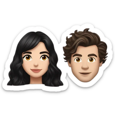harry styles and dua lipa sticker