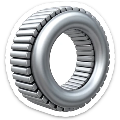 Bouncy metal spring  sticker