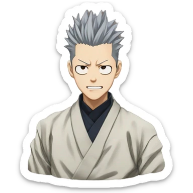 Toji Fushiguro form jujutsu kaisen sticker