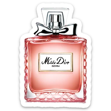 Miss dior perfume sticker