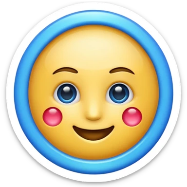 Create a verify meta parody badge  emoji with this ✅🔵 sticker