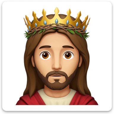 Jesus Cristo coroa de espinhos sticker