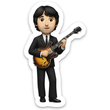 One of The Beatles sticker