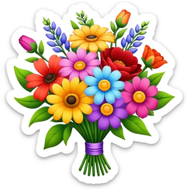 FLOWERS sticker