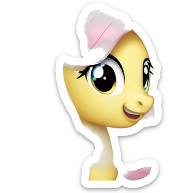 My little pony fluttershy  sticker