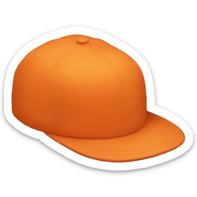 Orange cap sticker