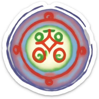 Cho ku  rei reiki symbol  sticker