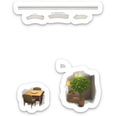 NYC style apartment sticker