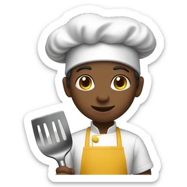 Person who cooks and clean sticker