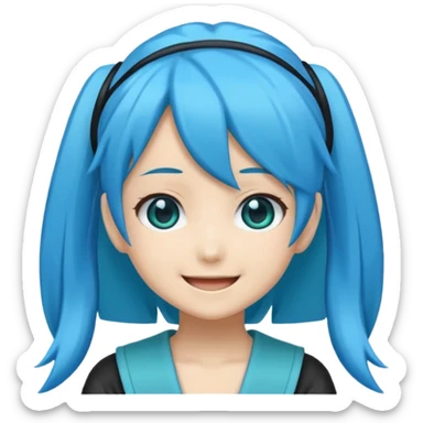 Hatsune Miku emoji sticker