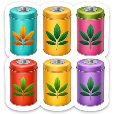 Herbal Tea Tins sticker
