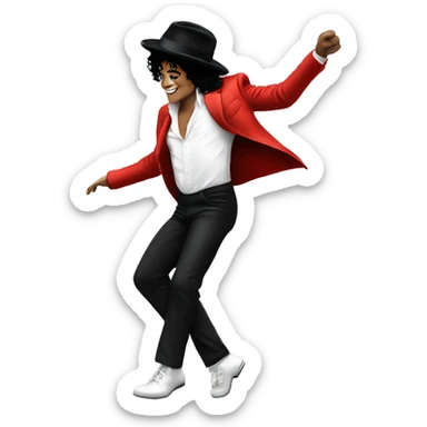 Michael Jackson dancing sticker