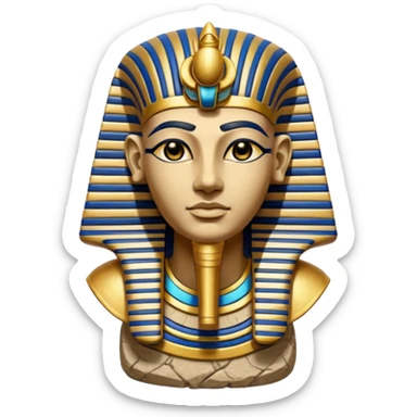 taştan yapılmıs Egyptian materyal sticker