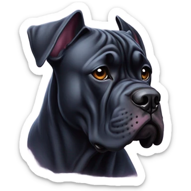 A Cane Corso as Galactus. sticker