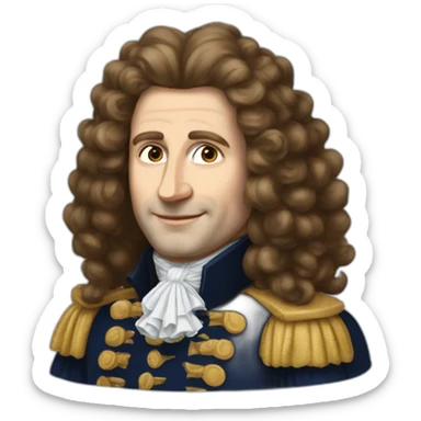 macron-as-louis-xiv sticker