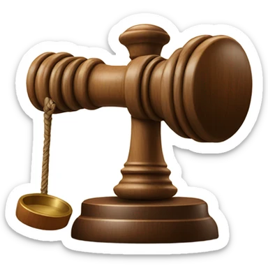 The gavel sticker