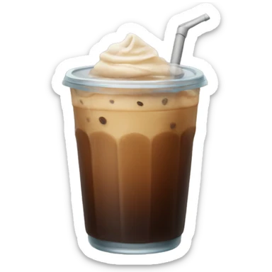 Iced coffee sticker