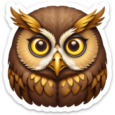 Ovo owl sticker
