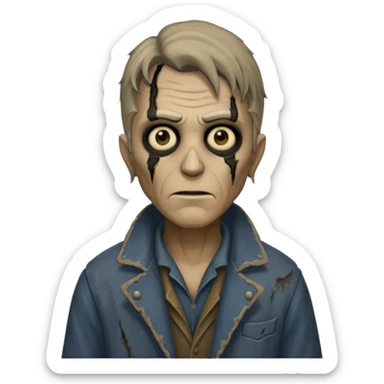 The Ghoul from Fallout TV show sticker