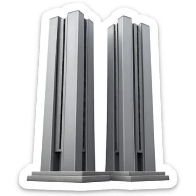 Twin tower sticker