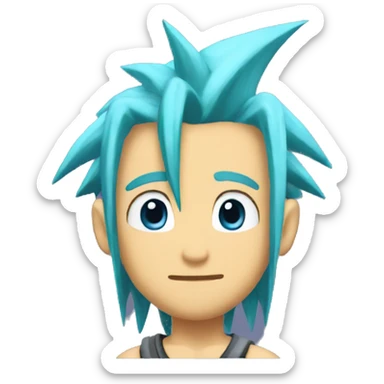Aqua Kingdom Hearts sticker