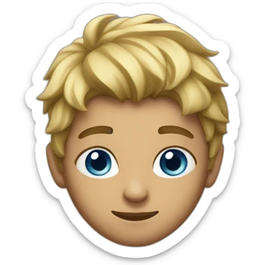 Boombastic side eyes sticker