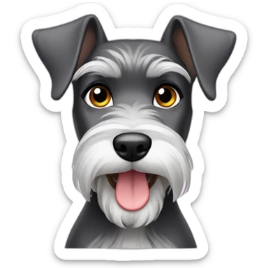 Schnauzer hembra sticker