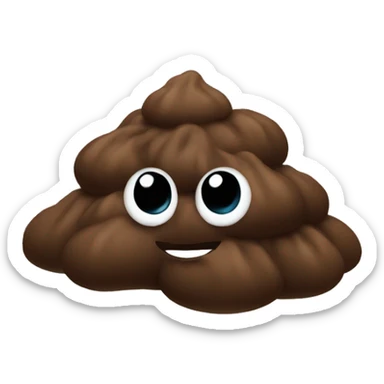 Dancing Poop Pile  sticker
