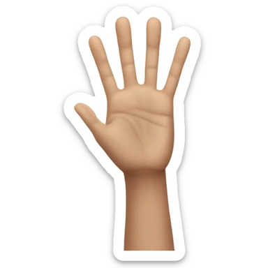 Hand that points up with th word THIS wrtten on it sticker