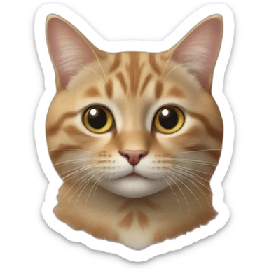 Une chat sur deux pattes sticker