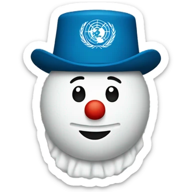 Un bonhomme timide  sticker