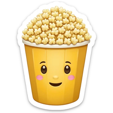 pop corn sticker
