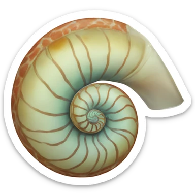 alive nautilus sticker