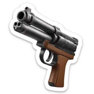 toy gun shooting  sticker