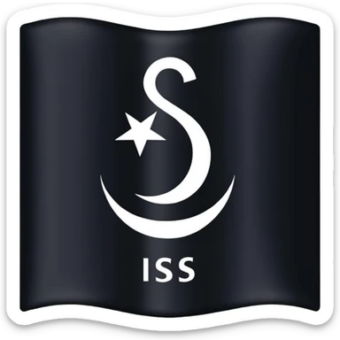 Isis flag sticker